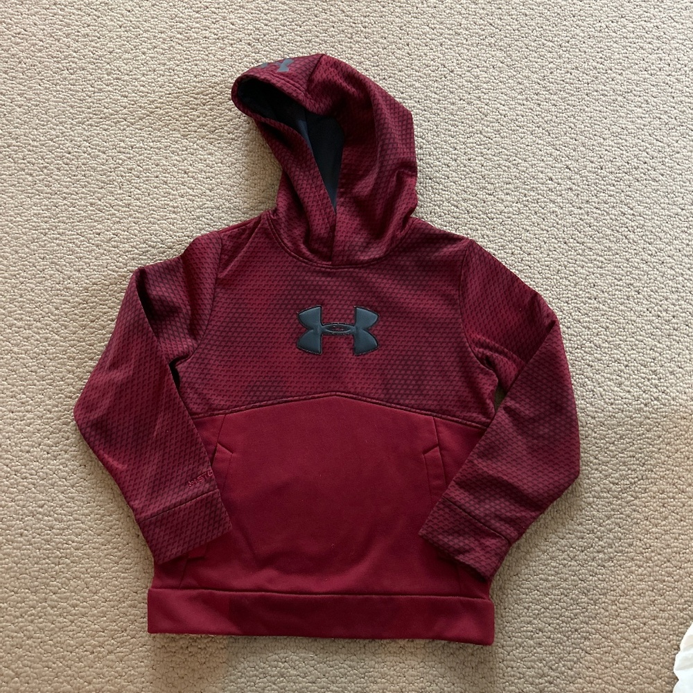 Boys under armour hoodie youth small